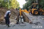 Новости » Коммуналка: В Керчи провалилась главная дорога