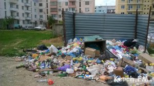 Керчане жалуются на несвоевременный  вывоз мусора