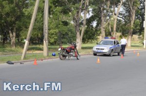 Полиция ищет очевидцев ДТП, в котором  мотоцикл сбил женщину