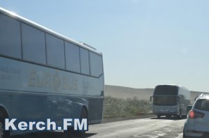 Из-за ремонта керченской трассы опаздывают рейсовые междугородные автобусы