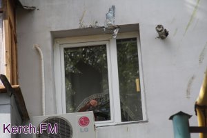 В Керчи тополь упал на жилой дом