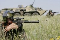 Новости » Общество: В Крыму на Опуке начались масштабные военные учения