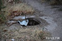 Новости » Общество: Керчане просят закрыть люк на Заречной