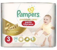 Трусики-подгузники «Pampers Premium Care» -1199 руб