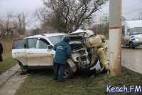 Во вчерашней аварии на Камыш-Бурунском шоссе пострадал водитель