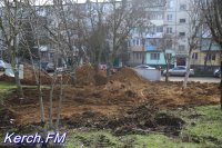 Работы по замене магистрального водовода идут в районе Партизанского