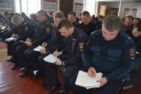 Полицейским Керчи рассказали,  как обеспечивать правопорядок в период выборов