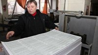 В Крыму начали печатать бюллетени для выборов Президента РФ