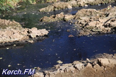 В Керчи канализация продолжает стекать в море
