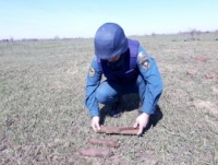 Новости » Общество: В районе Багерово пиротехники МЧС взорвали найденные авиационные бомбы