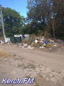 Керчане снова жалуются на свалку мусора в Аршинцево