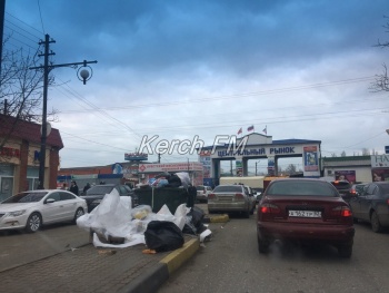 Новости » Общество: Мусорки переполнены и в центре Керчи, - читатели