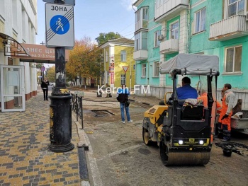 Новости » Общество: В Кооперативном переулке дорогу подготовили к асфальтированию