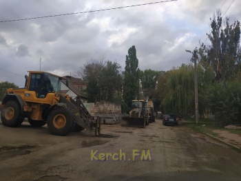 В Керчи приступили к ремонту улицы Горбульского