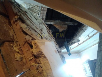 В Багерово под Керчью обрушился потолок в двухэтажном доме военного городка