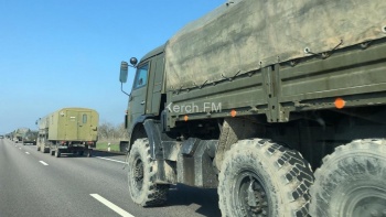Военную технику в Крым перемещают в рамках плановых мероприятий учебной подготовки