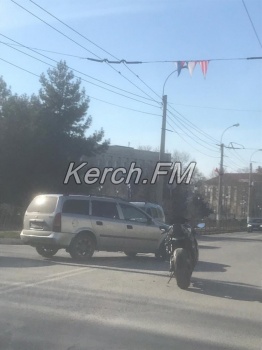 В Керчи произошла авария с участием мотоцикла