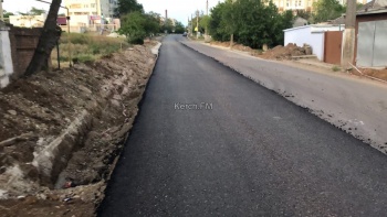 Новости » Общество: Керчане уже могут ездить на Семи ветрах по новой дороге