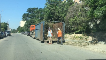 Новости » Общество: Ждут гостей? В Аршинцево усердно наводят порядок у дорог