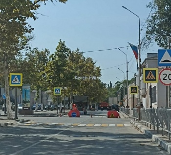 Объезд: часть улицы Пирогова в Керчи перекрыта