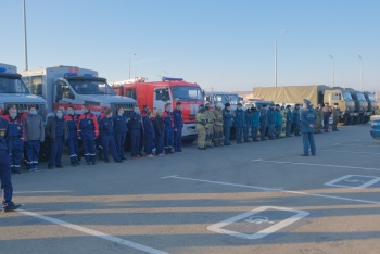 На «Тавриде» службы учились ликвидировать возможные ЧС