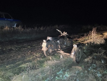 В Крыму пьяный мотоциклист сбил троих детей