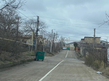 Новости » Общество: Керчане впервые увидели разметку на ул. Крупской