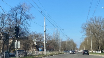 В Керчи на Вокзальное шоссе-Кокорина не работает светофор