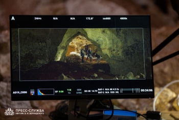 Художественный фильм снимают в пещере «Таврида»