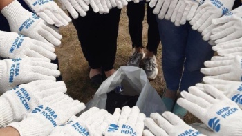 В Крыму волонтёры очистили 40 километров берегов рек и водохранилищ