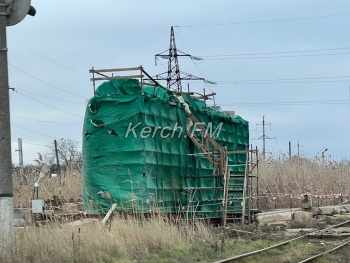 Новости » Общество: Опоры будущего путепровода над Будённого начали бетонировать