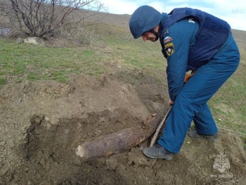 Новости » Общество: Нашли и уничтожили: в Ленинском районе обезвредили бомбы