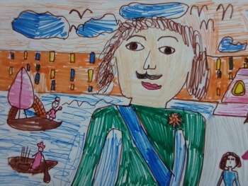 Дети вместе с керченским художником готовили творческие работы на конкурс