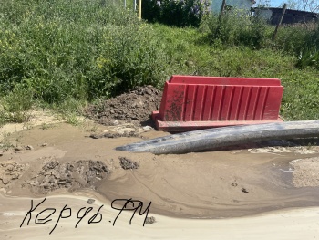Новый водовод в Героевку частями промывают и испытывают