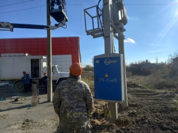 Крымэнерго установили новую трансформаторную подстанцию в Аджимушкае