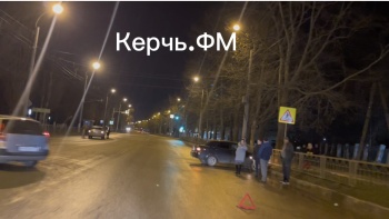 В Керчи на Генерала Петрова произошло ДТП