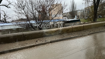 Как ходить? Керчане жалуются на грязные пешеходные дорожки на Горьковском мосту