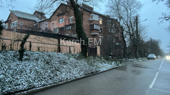 В этом году в Керчи выпал первый снег