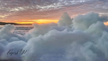Керчане видели, как море качает облака