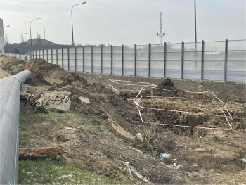 На Верхнем Солнечном в Керчи строят магистральный водовод