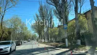 На Горького частично перекрыли одну полосу дороги