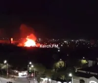 В Крыму ночью сгорел 