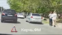 В Керчи в районе АТС произошла авария